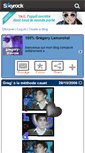 Mobile Screenshot of gregory-thevoie.skyrock.com