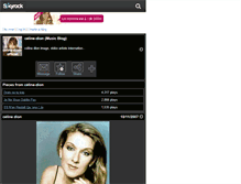 Tablet Screenshot of celine-dion-officiel.skyrock.com