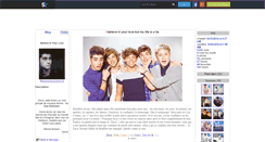 Desktop Screenshot of believeinyourlove1d.skyrock.com