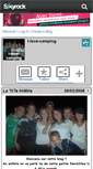 Mobile Screenshot of i-love-camping.skyrock.com