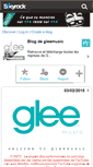 Mobile Screenshot of gleemusic.skyrock.com
