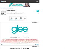 Tablet Screenshot of gleemusic.skyrock.com