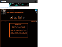 Tablet Screenshot of forum-entre-soeurs.skyrock.com