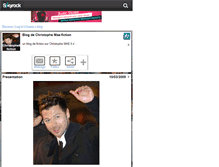 Tablet Screenshot of christophemae-fiction.skyrock.com