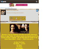 Tablet Screenshot of fans-twilight-fans.skyrock.com