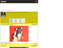 Tablet Screenshot of anis-mini-chien.skyrock.com