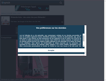Tablet Screenshot of nintendo-actu.skyrock.com