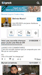 Mobile Screenshot of belinda-music.skyrock.com