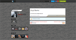 Desktop Screenshot of lloydbanks.skyrock.com