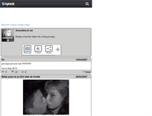 Tablet Screenshot of amandine-24.skyrock.com