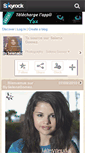 Mobile Screenshot of byselenagomez.skyrock.com