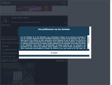 Tablet Screenshot of lyricksmuzik.skyrock.com
