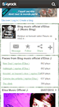 Mobile Screenshot of elisa-music-officiel.skyrock.com