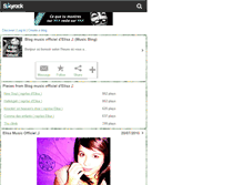 Tablet Screenshot of elisa-music-officiel.skyrock.com