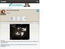 Tablet Screenshot of glam-rock-princess.skyrock.com