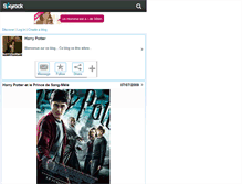 Tablet Screenshot of harrypotter581.skyrock.com