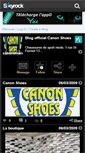 Mobile Screenshot of canonshoes.skyrock.com