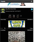 Tablet Screenshot of canonshoes.skyrock.com