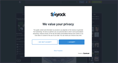 Desktop Screenshot of pop40.skyrock.com