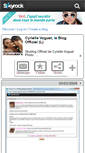 Mobile Screenshot of cyriellevoguet.skyrock.com