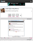 Tablet Screenshot of cyriellevoguet.skyrock.com