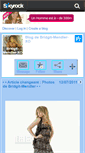Mobile Screenshot of bridgit-mendler-xo.skyrock.com