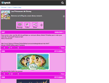 Tablet Screenshot of disneyprincesses.skyrock.com