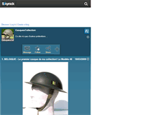 Tablet Screenshot of casquescollection.skyrock.com