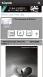 Mobile Screenshot of annuaire-fiction.skyrock.com