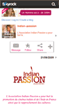 Mobile Screenshot of indian--passion.skyrock.com