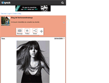Tablet Screenshot of fashionandmakeup.skyrock.com