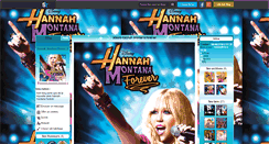 Desktop Screenshot of hannah-montana-forever-4.skyrock.com