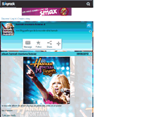 Tablet Screenshot of hannah-montana-forever-4.skyrock.com