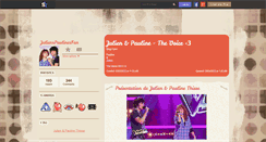 Desktop Screenshot of julienxpaulinexfan.skyrock.com