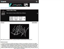 Tablet Screenshot of childon-band-77.skyrock.com
