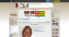 Desktop Screenshot of africa-togo.skyrock.com