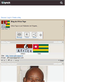 Tablet Screenshot of africa-togo.skyrock.com