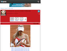 Tablet Screenshot of caroline-wozniacki.skyrock.com