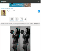 Tablet Screenshot of jeunefille.skyrock.com