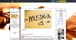 Desktop Screenshot of mustalia.skyrock.com