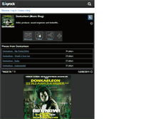 Tablet Screenshot of donkarleonmusic.skyrock.com