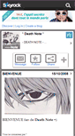 Mobile Screenshot of death--------------note.skyrock.com