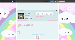 Desktop Screenshot of ilovechu123.skyrock.com