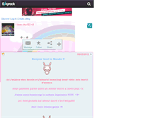 Tablet Screenshot of ilovechu123.skyrock.com