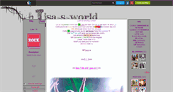 Desktop Screenshot of lisa-s-world.skyrock.com