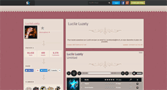 Desktop Screenshot of lucileluzely.skyrock.com