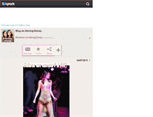 Tablet Screenshot of adoring-disney.skyrock.com