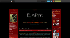 Desktop Screenshot of empyrmusic.skyrock.com