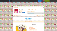 Desktop Screenshot of lady-x-margot.skyrock.com
