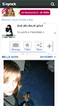 Mobile Screenshot of bellegoss0607.skyrock.com